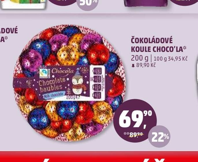 Čokoládové koule Choco'la