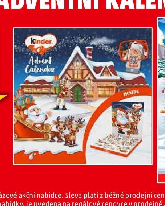 Adventní kalendář Kinder