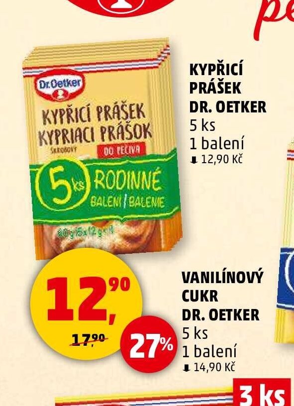 KYPŘÍCÍ PRÁŠEK DR. OETKER 5 ks