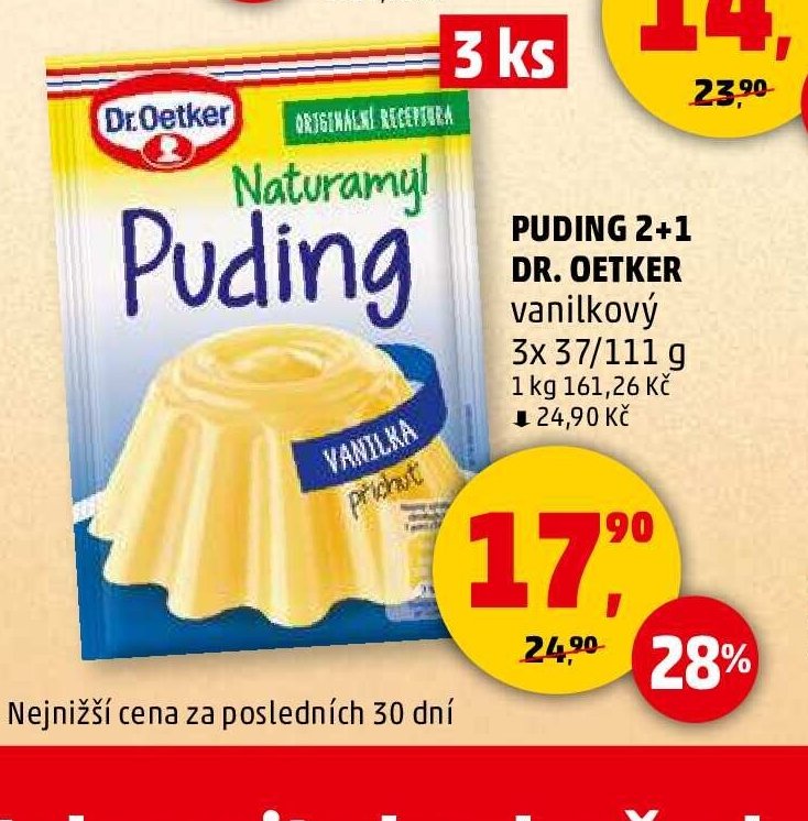 PUDING 2+1 DR. OETKER 3x 37/111 g