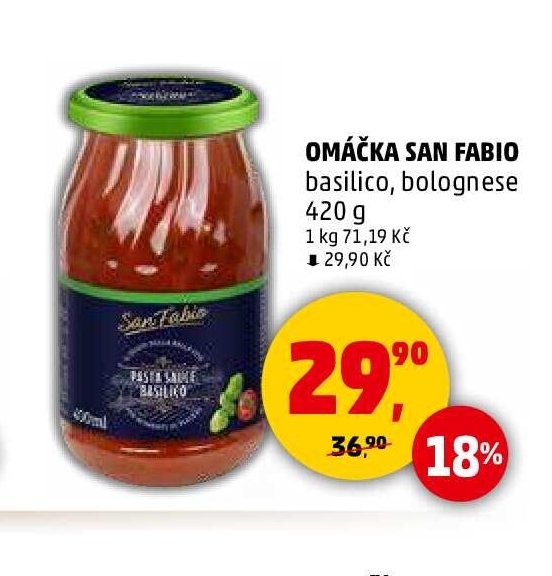 OMÁČKA SAN FABIO