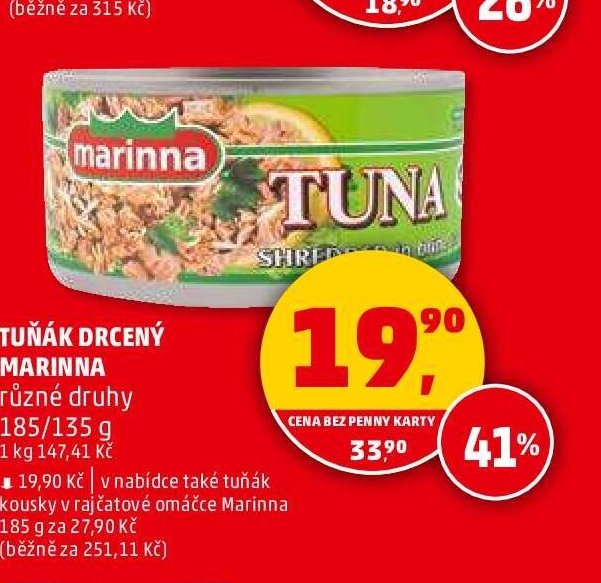 TUŇÁK DRCENÝ MARINNA