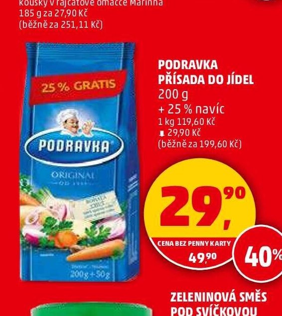 PODRAVKA PŘÍSADA DO JÍDEL