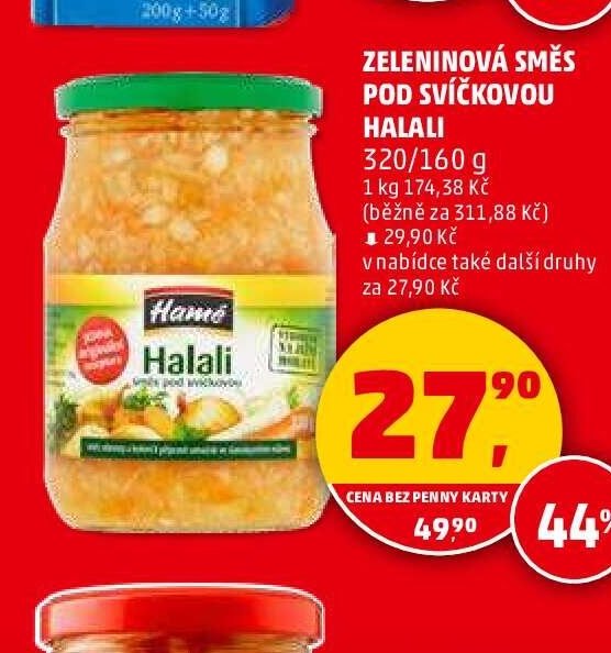ZELENINOVÁ SMĚS POD SVÍČKOVOU HALALI