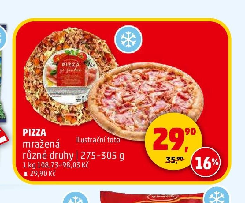 PIZZA mražená