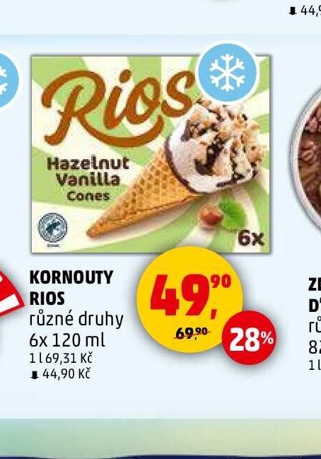 KORNOUTY RIOS různé druhy