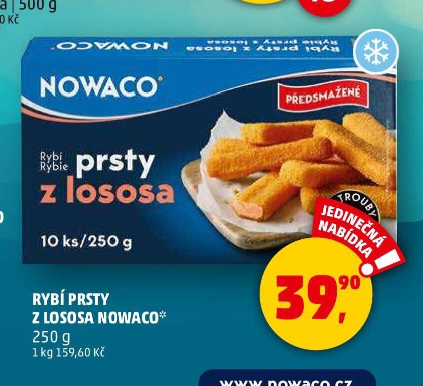RYBÍ PRSTY Z LOSOSA NOWACO