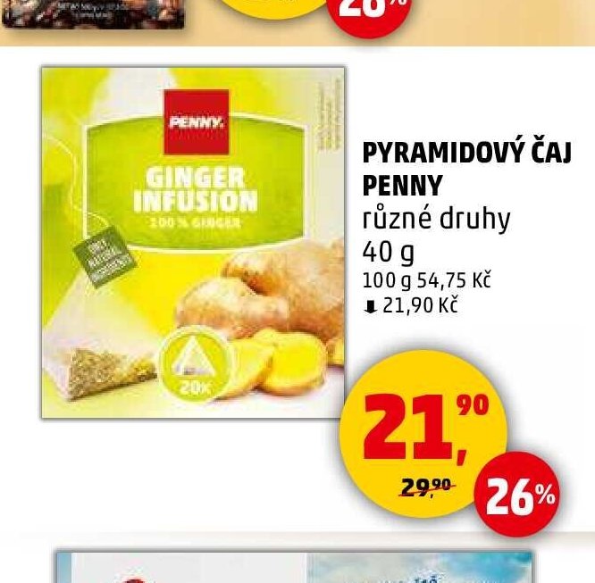PYRAMIDOVÝ ČAJ PENNY různé druhy 40 g