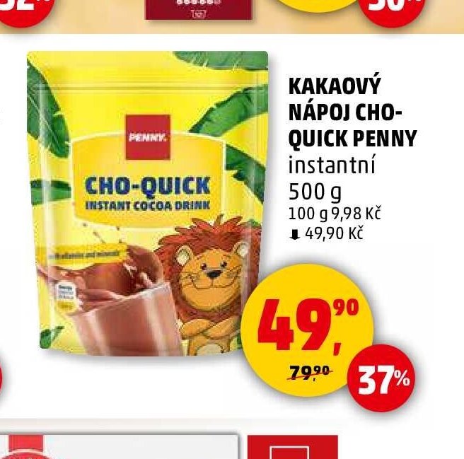 KAKAOVÝ NÁPOJ CHO-QUICK PENNY instantní 500 g