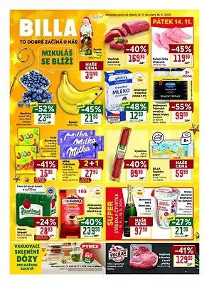 akční leták BILLA 12.11.2025-18.11.2025
