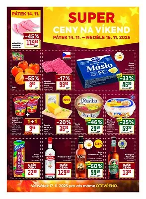 akční leták BILLA 12.11.2025-18.11.2025