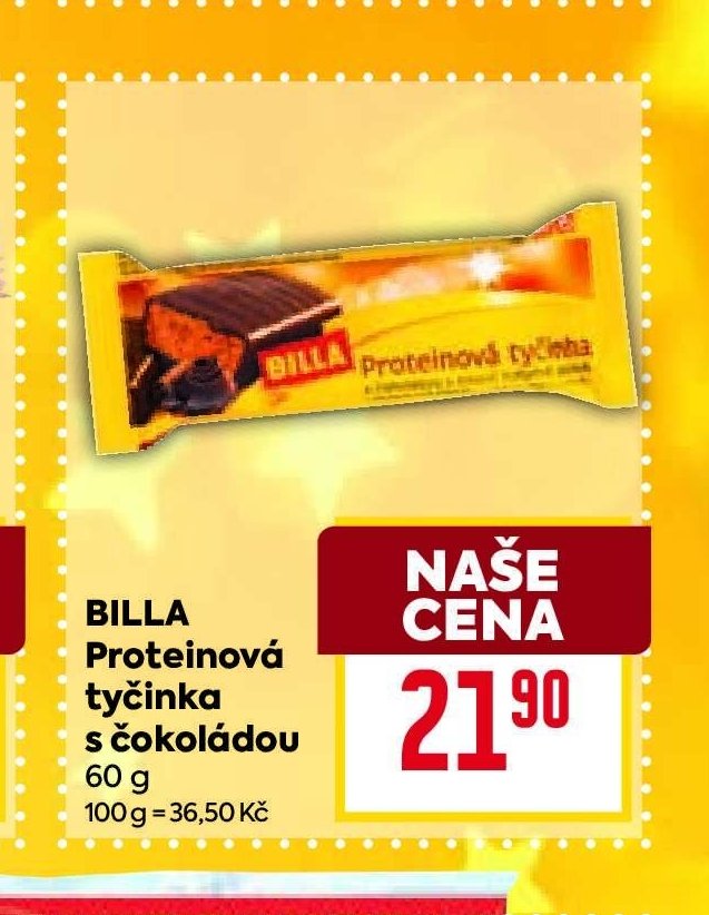 BILLA Proteinová tyčinka s čokoládou