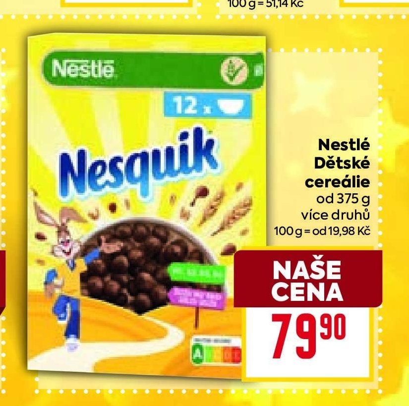 Nestlé Dětské cereálie