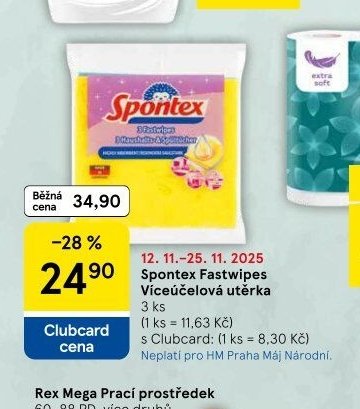Spontex Fastwipes Víceúčelová utěrka