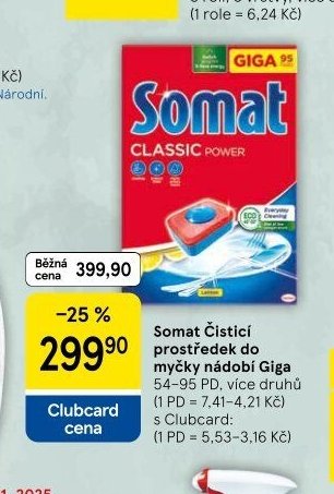 Somat Čisticí prostředek do myčky nádobí Giga