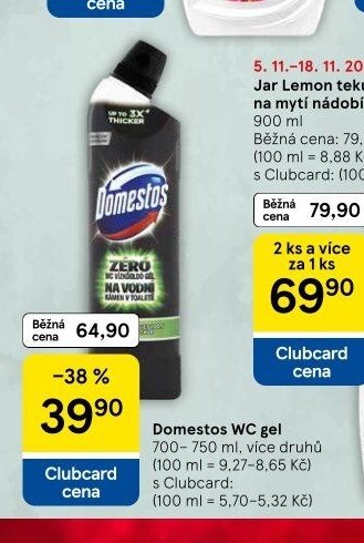 Domestos WC gel