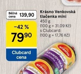 Krásno Venkovská tlačenka mini
