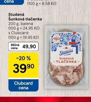 Studená Šunková tlačenka