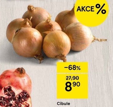 Cibule kuchyňská žlutá