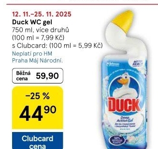 Gelový čistič WC Duck