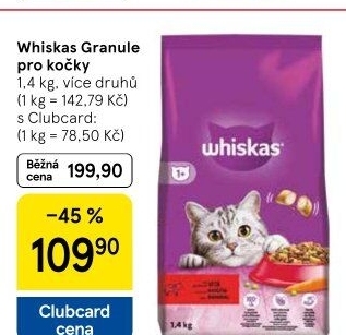 Granule pro kočky Whiskas