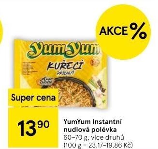 Instantní polévka YumYum