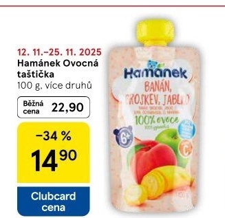 Kapsička ovocná 100% Hamánek