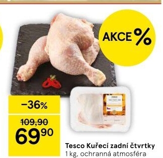 Kuřecí čtvrtky Tesco