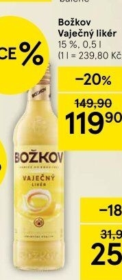 Likér vaječný Božkov