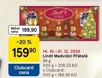 Medvídek čokoládový Lindt