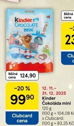 Mini čokoládky Kinder