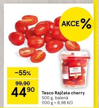 Rajčata cherry Tesco