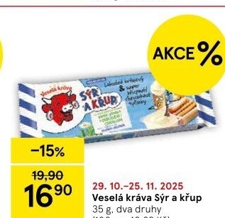 Sýr a křup Veselá kráva