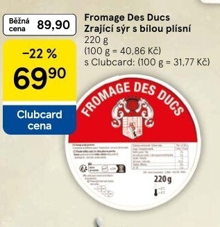 Sýr Fromage des Ducs Claudel