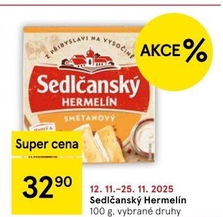 Sýr Hermelín Sedlčanský