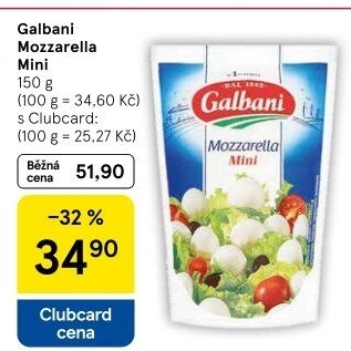 Sýr Mozzarella Galbani mini