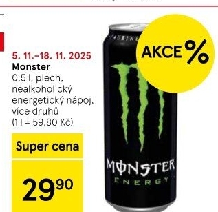 Energetický nápoj Monster Energy