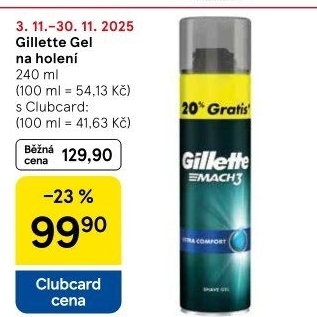 Gel na holení Gillette