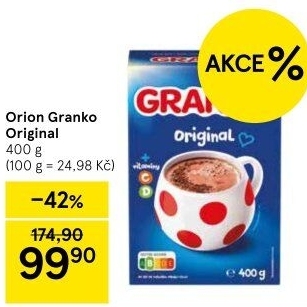 Instantní kakao Granko Orion