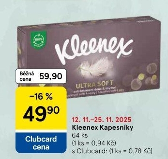 Kapesníčky papírové Kleenex - box