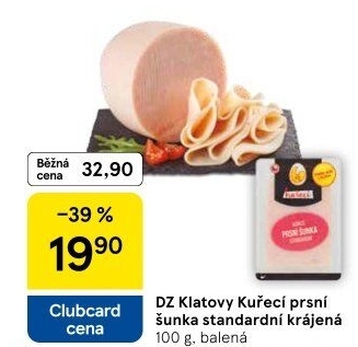 Kuřecí šunka prsní standard DZ Klatovy