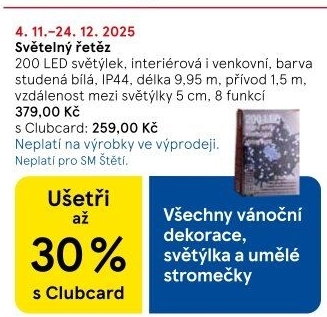 LED světelný řetěz