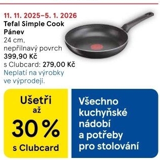 Pánev Simple Cook Tefal