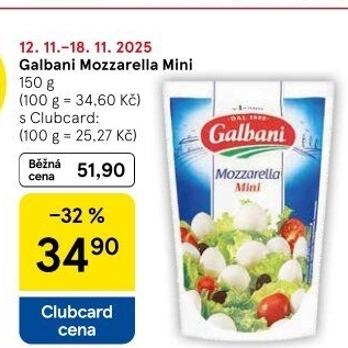 Sýr Mozzarella Galbani mini