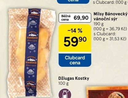 Sýr vánoční bánovecký Milsy