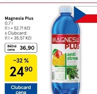 Voda ochucená plus Magnesia