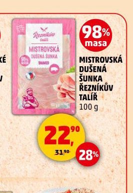 MISTROVSKÁ DUŠENÁ ŠUNKA ŘEZNÍKŮV TALÍŘ