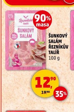 ŠUNKOVÝ SALÁM ŘEZNÍKŮV TALÍŘ