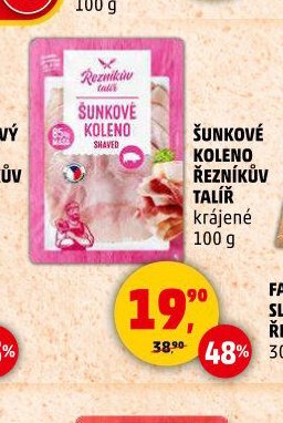 ŠUNKOVÉ KOLENO ŘEZNÍKŮV TALÍŘ