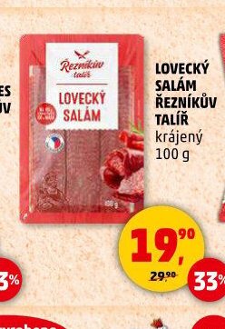 LOVECKÝ SALÁM ŘEZNÍKŮV TALÍŘ